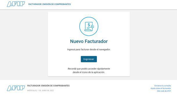 Paso A Paso: Conoce Cómo Usar El Nuevo Facturador De La AFIP Para ...