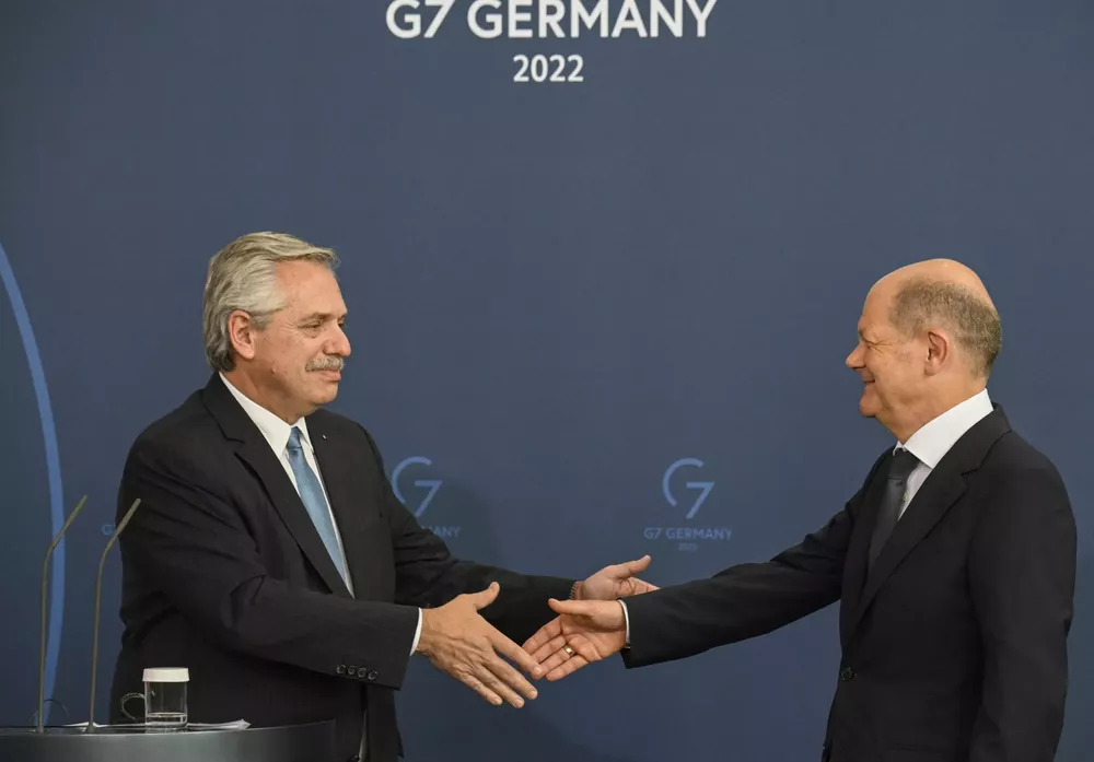 alberto-fernandez-canciller-aleman-Olaf-Scholz-scaled